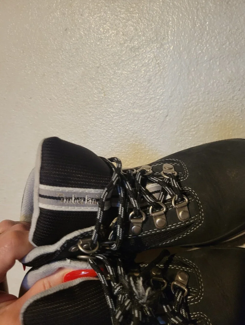 Boys Kids Timberland Euro Hiker Nubuck Boots Size 13.5